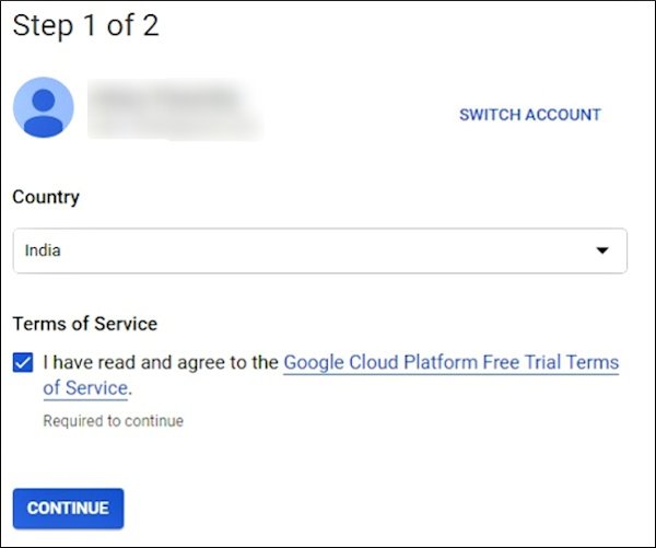 initialize google maps cloud platform