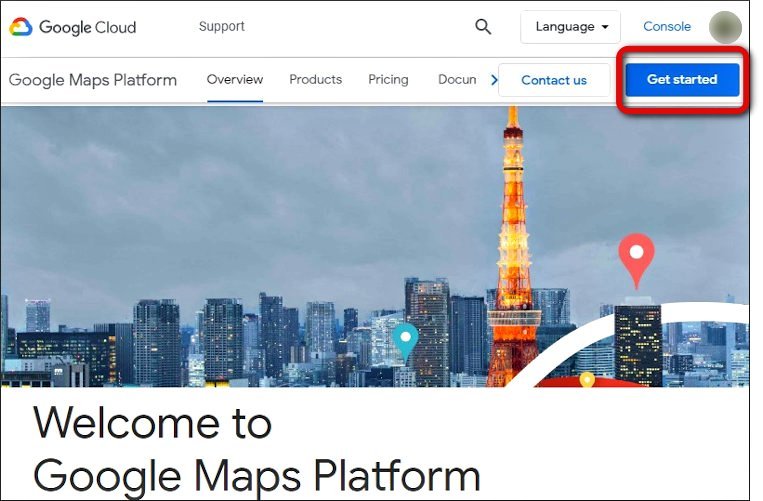google maps cloud platform