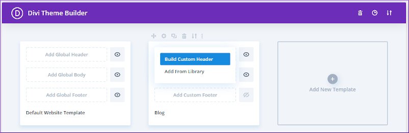 creating custom header, footer, blog and archive pages using divi theme builder