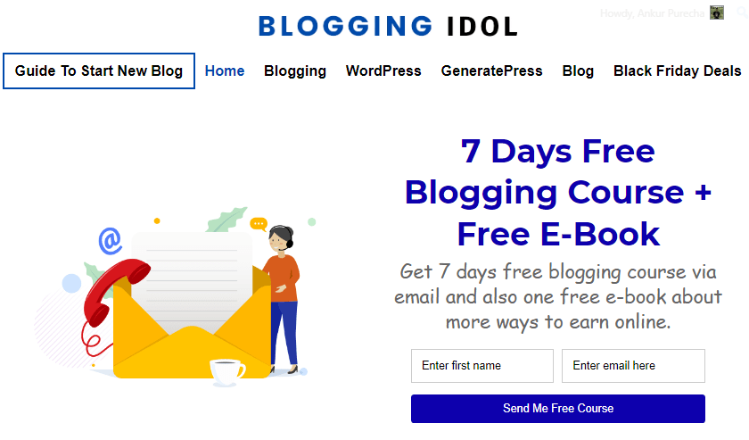 generatepress website examples 3 - BloggingIdol
