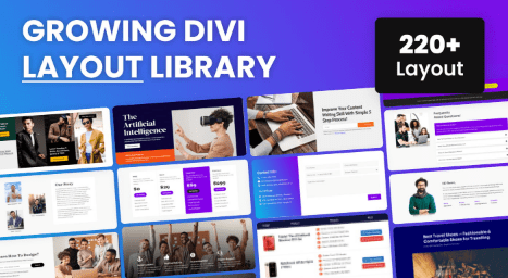 divi premade layout pack