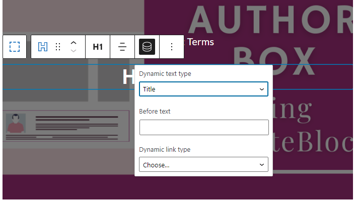 dynamically added post title to page hero using generateblocks