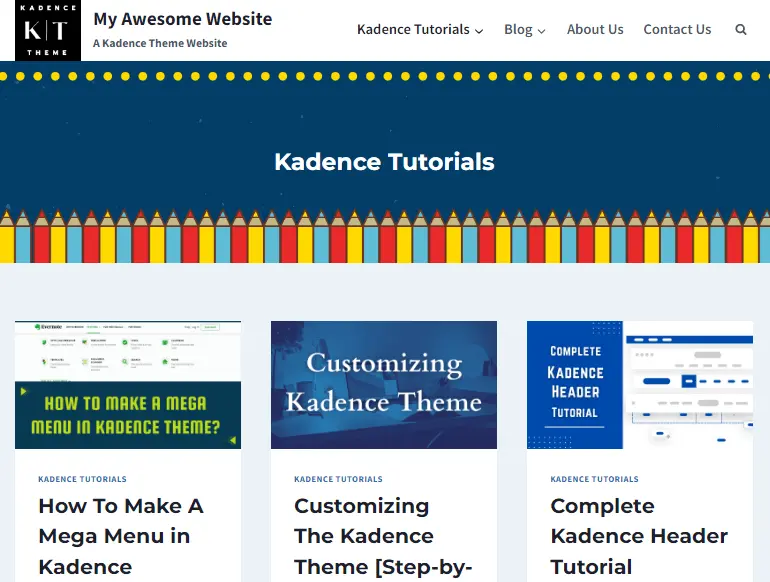 kadence category page title background - final result