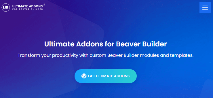 ultimate addons for beaver builder offering additional modules and starter templates for websites made using astra and beaver builder