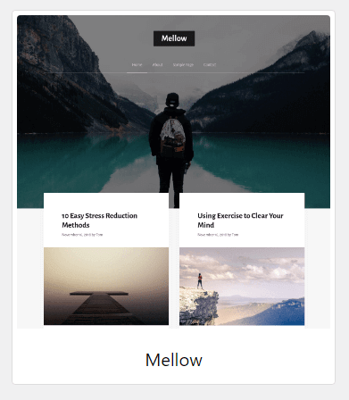 mellow generatepress template