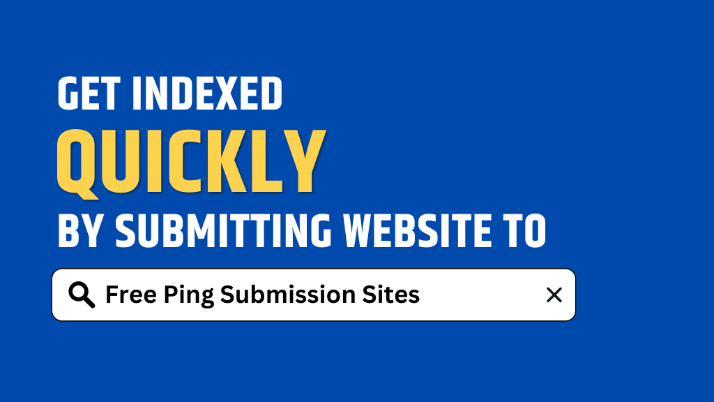 free ping submission sites list header image