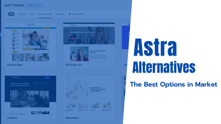astra theme alternatives for wordpress websites
