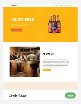 craft beer is a neve starter template for woocommerce