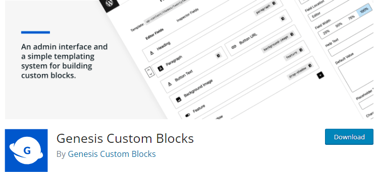 the Genesis custom blocks plugin is specifically designed for creating WordPress Gutenberg custom blocks